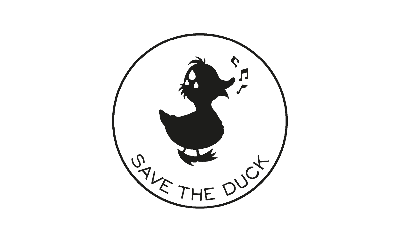 logo save the duck